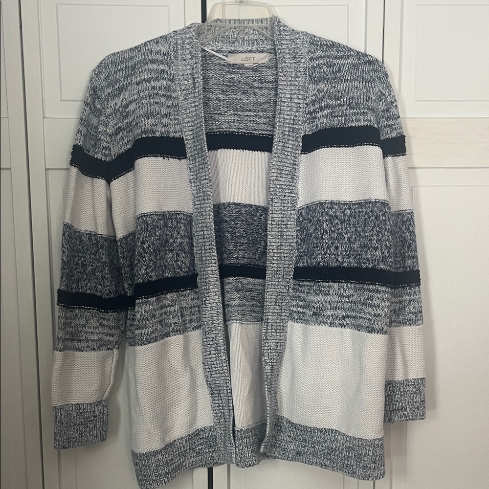 LOFT Women's Striped Cardigan